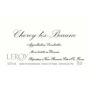 Leroy - Bourgogne Rouge 2000