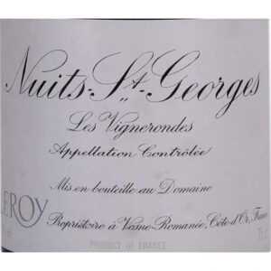 Leroy - Nuit St. Georges Aux Allots 2011 , OWC3