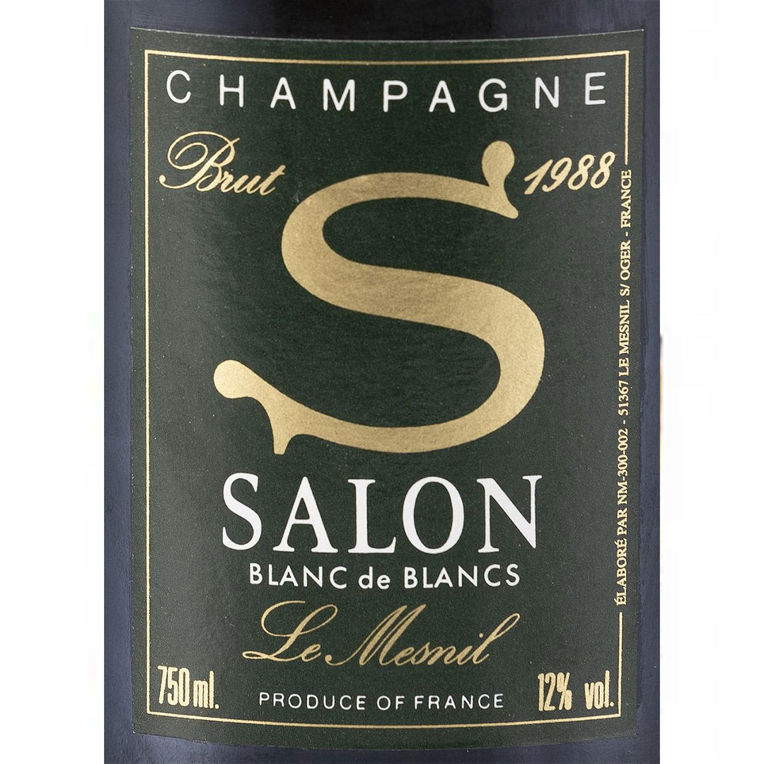 Salon Cuvee S Le Mesnil Blanc de Blancs 1988 1.5L Magnum OWC1